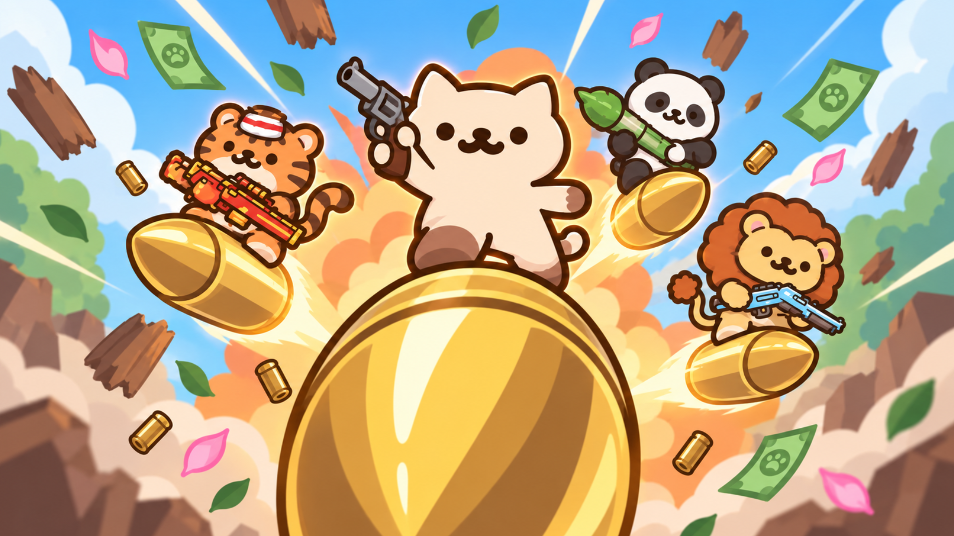 枪手猫咪：放置射击RPG（MOD菜单）封面2