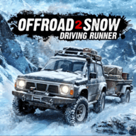 雪地越野泥泞跑者